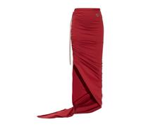 Rick Owens - Gonna Regolabile in Maglia - - Skirts - Donna - Rosso - S