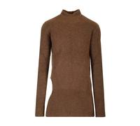 Rick Owens - High neck sweater in alpaca - - Knitwear - Uomo - Marrone - S
