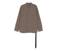 Rick Owens - Jumbo Cotton Shirt - - Jackets - Uomo - Grigio - S