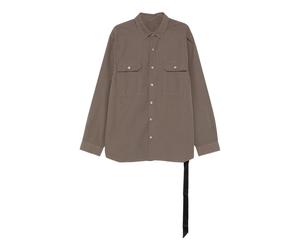 Rick Owens - Jumbo Cotton Shirt - - Jackets - Uomo - Grigio - S