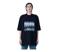 Rick Owens - Jumbo SS T-Shirt - - Tops - Uomo - Nero - L