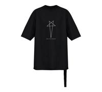 Rick Owens - Jumbo SS T-Shirt - - Tops - Uomo - Nero - M