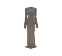 Rick Owens - Long Sleeve Gown - - Dresses - Donna - Grigio - L