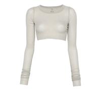 Rick Owens - Maglia Corta Girocollo - - Knitwear - Donna - Grigio - S
