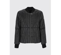 RICK OWENS + MONCLER Piumino trapuntato della capsule con collo bomber 1 Nero