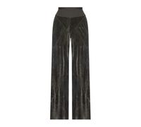 Rick Owens - Pantaloni a zampa in velluto - - Trousers - Donna - Verde - S