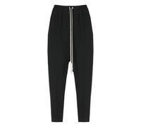Rick Owens - Pantaloni Cropped con Coulisse - - Trousers - Donna - Nero - S