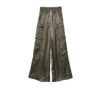 Rick Owens - Pantaloni in Seta e Nylon Verdi - - Trousers - Donna - Verde - S