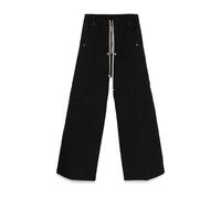 Rick Owens - Pantaloni Uomo con Elastico in Vita e Zip - - Trousers - Uomo - Nero - M