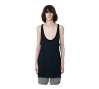 Rick Owens, ,Tops ,Uomo ,Nero ,M Ponyskin Tank Top