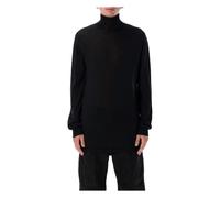 Rick Owens - Pullover Oversize a Collo Alto - - Knitwear - Uomo - Nero - L