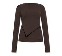 Rick Owens - Ribbed Knit Babel Sweater - - Tops - Donna - Marrone - M