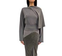 Rick Owens - Scarf Top - - Knitwear - Donna - Grigio - S