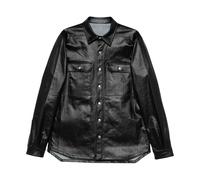 Rick Owens - Sovracamicia Rivestita - - Shirts - Uomo - Nero - M
