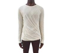Rick Owens - T-shirt a maniche lunghe Double - - Tops - Uomo - Bianco - S