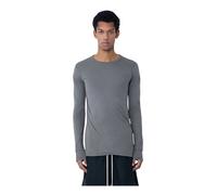 Rick Owens - T-Shirt a Maniche Lunghe Girocollo - - Tops - Uomo - Grigio - S