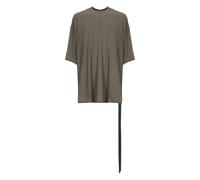 Rick Owens - T-shirt in cotone girocollo - - Tops - Uomo - Marrone - ONE SIZE