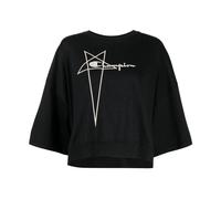 Rick Owens - Tommy Tee Cropped - - Tops - Donna - Nero - M