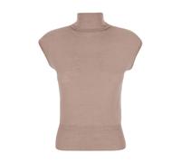 Rick Owens - Top a collo alto a maniche corte - - Knitwear - Donna - Rosa - S