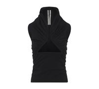 Rick Owens - Top in Jersey Elasticizzato - - Tops - Donna - Nero - M