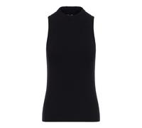 Rick Owens - Top senza maniche in maglia a coste con scollo rotondo - - Tops - Donna - Nero - M