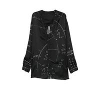 Rick Owens - V-neck Long Sleeve Shirt - - Shirts - Uomo - Nero - S