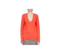 Rick Owens - V Neck Pull - - Knitwear - Donna - Arancione - L