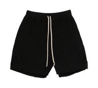 Rick Owens - Zip Detail Raw-Cut Shorts - - Shorts - Uomo - Nero - M