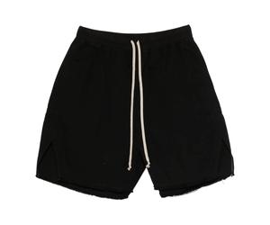 Rick Owens - Zip Detail Raw-Cut Shorts - - Shorts - Uomo - Nero - M