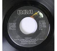 RICK SPRINGFIELD 45 RPM Tonight / Don't Talk to Strangers