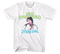 Rick Springfield - Jessies Ragazza - American Classici - Bianco Adulto Corto Sl