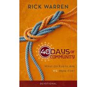 Rick Warren 40 Days of Community Devotional (Tascabile)