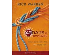 Rick Warren 40 Days of Community Devotional (Tascabile)