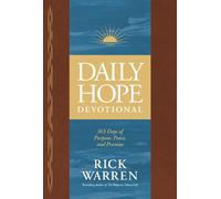 Rick Warren Daily Hope Devotional (Rilegato in ecopelle)