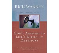 Rick Warren God's Answers to Life's Difficult Questions Bible Study (Tascabile)
