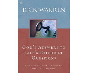 Rick Warren God's Answers to Life's Difficult Questions Video Study (DVD)