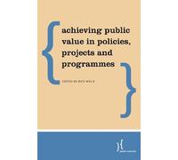 Rick Wylie Public Value Management (Tascabile)