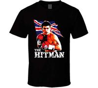 Ricky Hatton Hitman Boxing Unisex 100% Cotton Short-Sleeve T-Shirts Black XL
