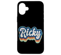 Ricky Nome Ragazzo Stile Vintage 70s 80s Personalizzato Custodia per iPhone 16 Plus