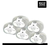 Rico 5X 25G Essentials Superkid Mohair Loves Silk Spray Lana Maglia Filato