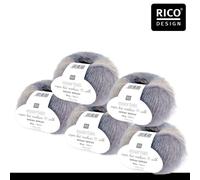 Rico 5X 25G Essentials Superkid Mohair Loves Silk Spray Lana Maglia Filato