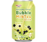 RICO Bubble Milk Tea al Melone - Bevanda con Perle di Tapioca 350 ml