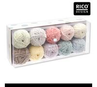 Rico Design 10 x 25 G Ricorumi Nilli 10er Set Ciniglia Lana Filo Uncinetto