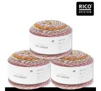 Rico Design 3 x 200 G Creative Chic-Unique Lana Maglia Uncinetto 26 Colori