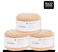 Rico Design 3 x 200 G Creative Chic-Unique Lana Maglia Uncinetto 26 Colori