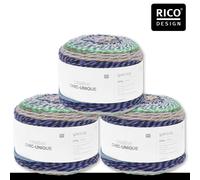 Rico Design 3 x 200 G Creative Chic-Unique Lana Maglia Uncinetto 26 Colori