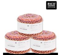 Rico Design 3 x 200 G Creative Chic-Unique Lana Maglia Uncinetto 26 Colori