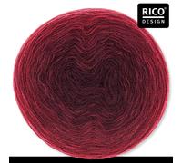 Rico Design 3 x 200 G Creative Wool Dégradé Lana Filo Maglia Uncinetto 8 Colori