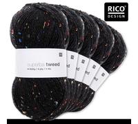 Rico Design 5 X 100 G Superba Tweed 4-Fili Filato Per Calze Maglia 8 Colori