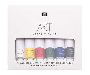Rico Design Art Acrylic Paint Set 6 x 12 ml Colori acrilici